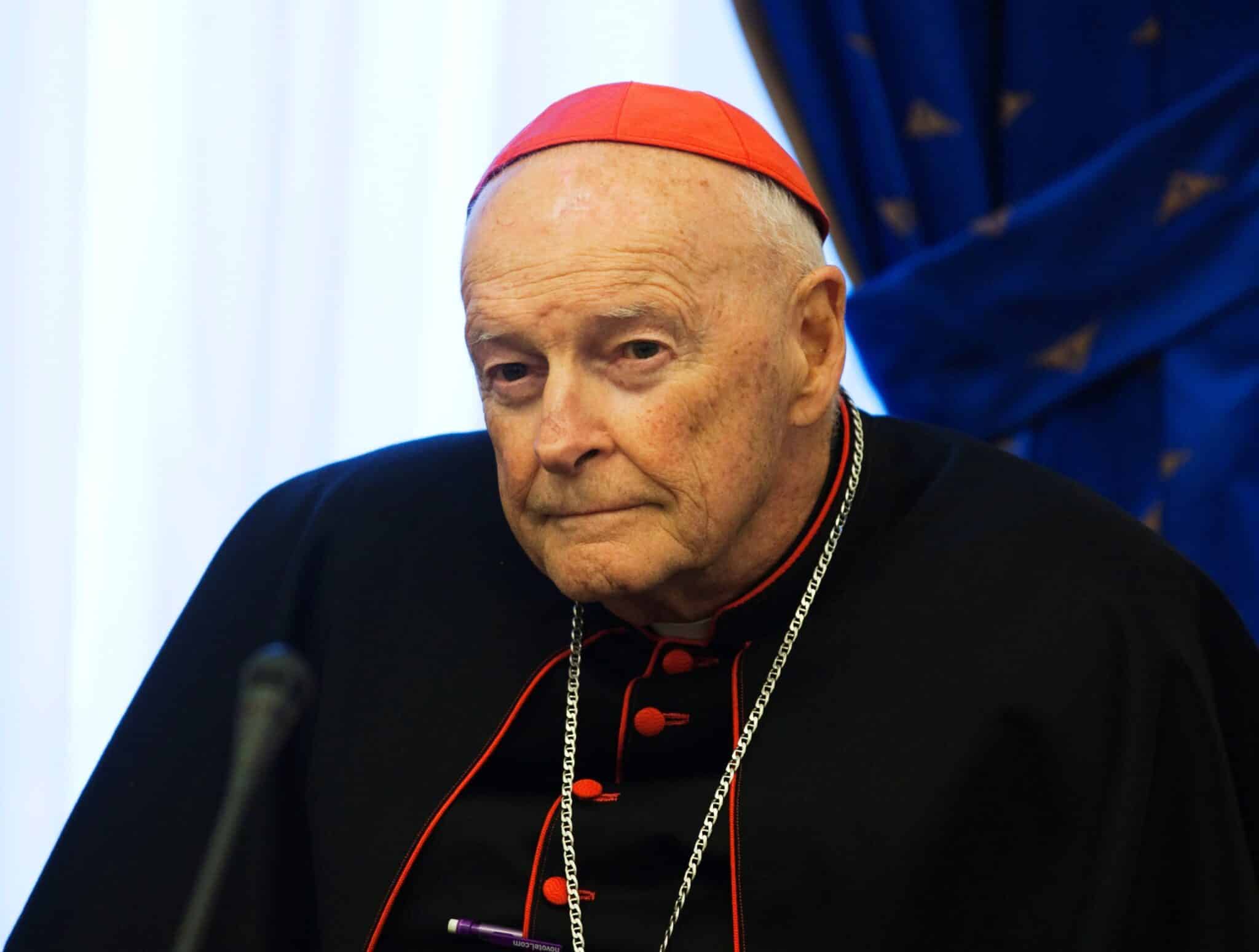 Then-Cardinal Theodore E. McCarrick is seen in this 2011 file photo. The disgraced former cardinal, removed from the clerical state in 2019 after revelations of credible allegations of sexual abuse and misconduct with adults, died April 3, 2025, in Missouri. He was 94.