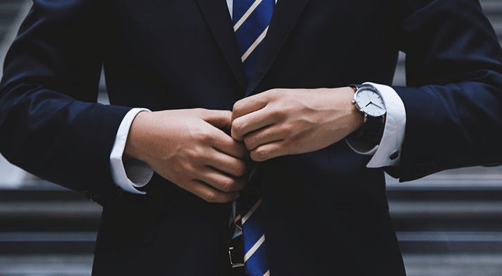 person in business clothes